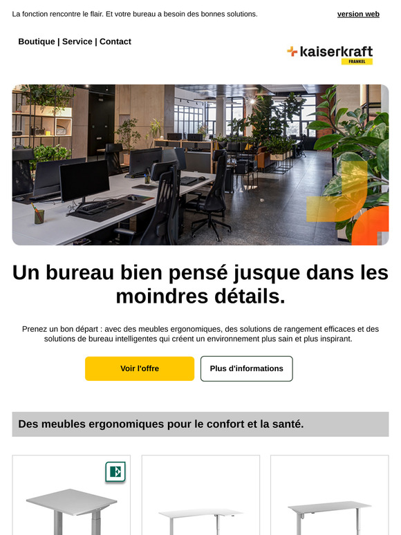 Qu'est-ce qui rend le bureau plus vivant ?