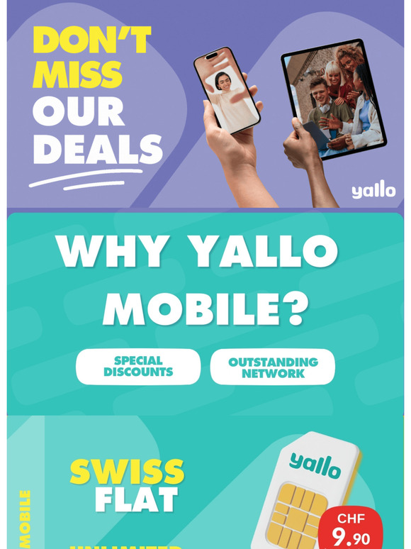 Stop overpaying – switch to yallo now 💥