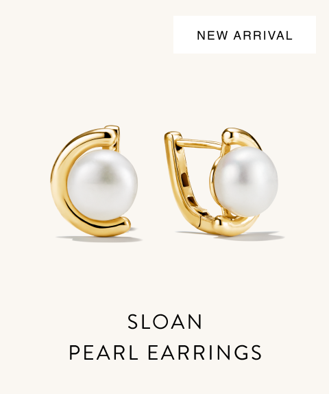 New Arrival. Sloan Pearl Earrings.