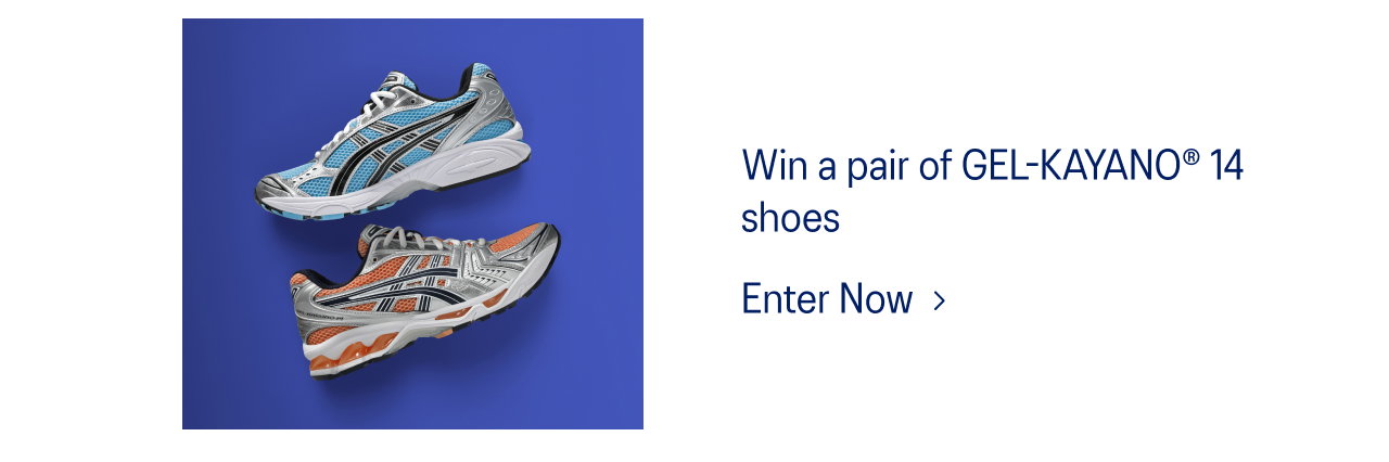 Win a pair of Gel-kayano 14 shoes