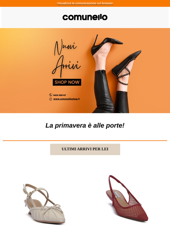 🕶️Stile e comfort ai tuoi piedi – Novità da Comunello!