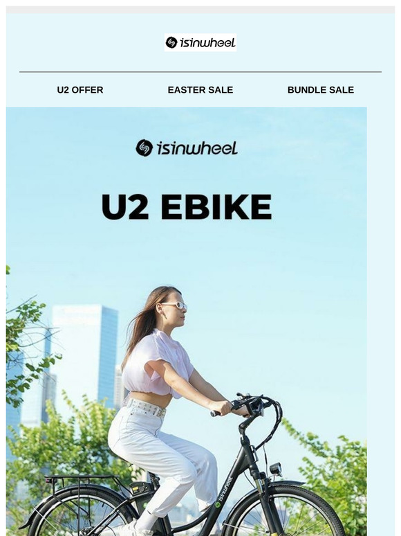 🐣 Easter Deal: U2 E-bike Now Only £509 🚴‍♂️⚡