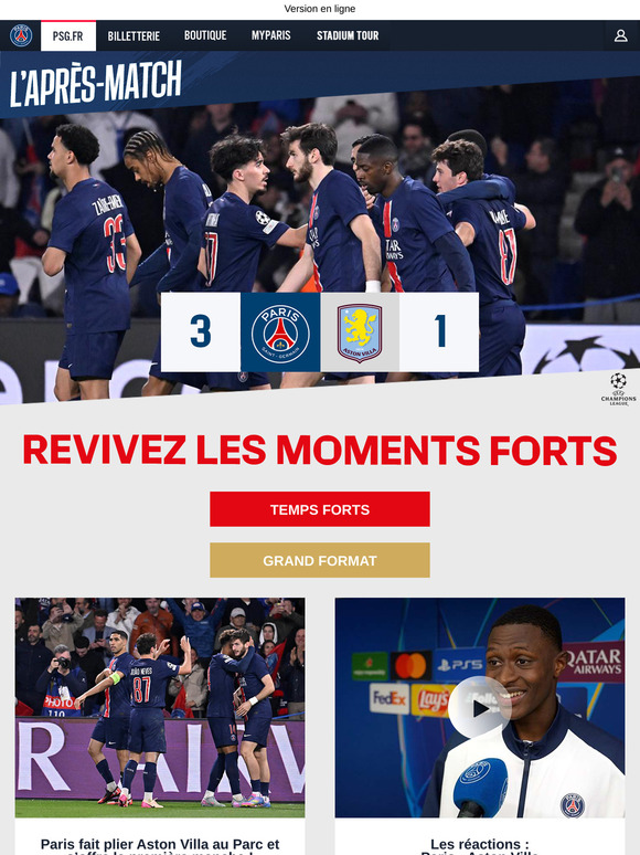 Les Rouge & Bleu assurent l’aller au Parc ! 🔴🔵