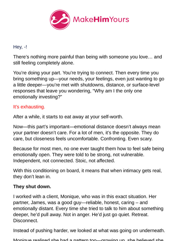 In A Relationship... And Feel Emotionally Single?