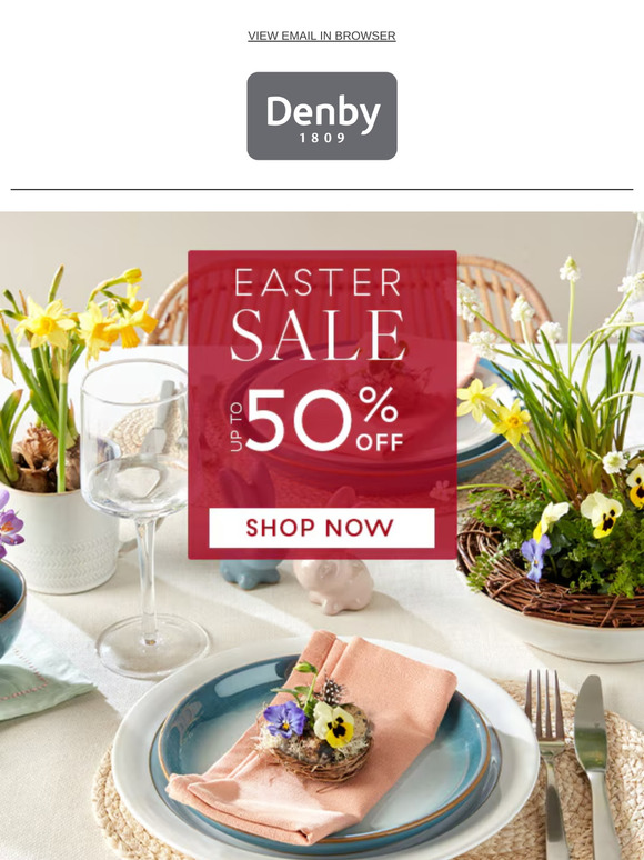 Order your Easter Sale essentials by tomorrow for Easter delivery