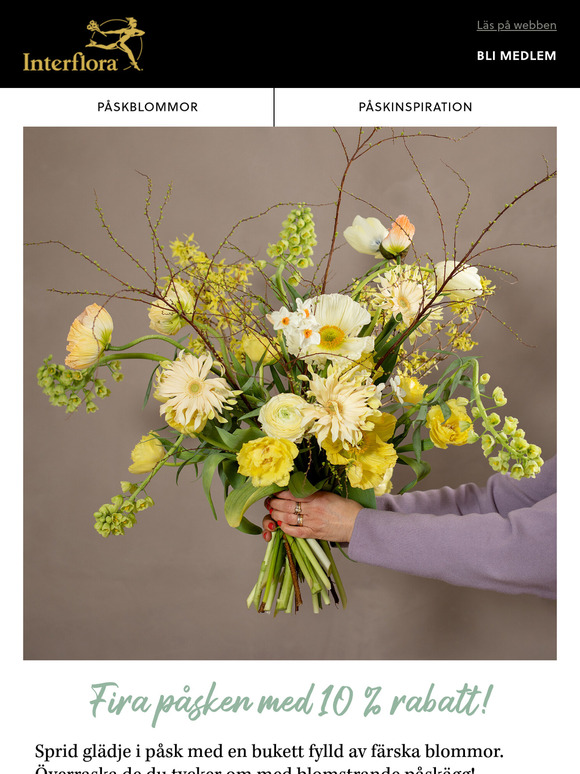 10 % på påskblommor 🌼