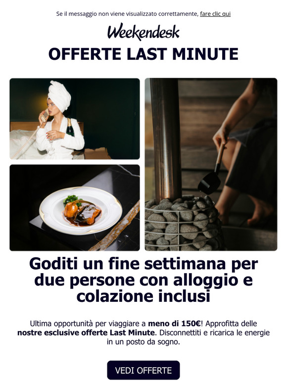 Colazione inclusa! Viaggio last minute per due a meno di 150€