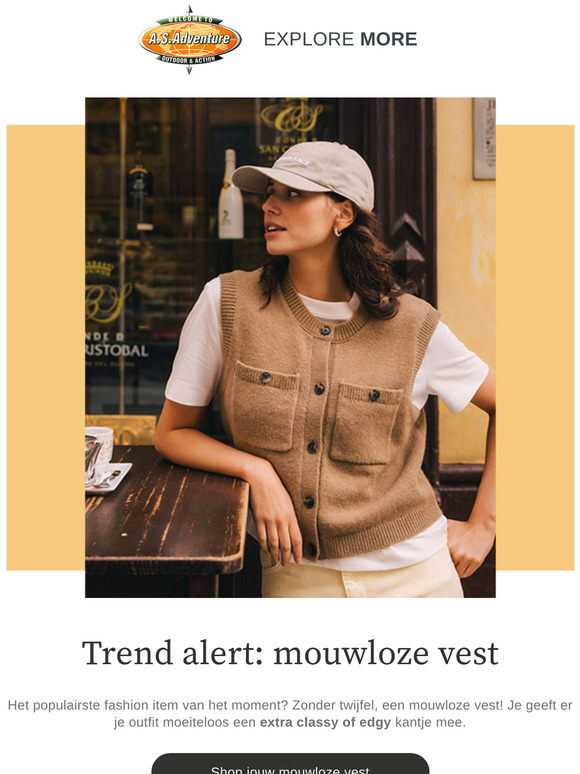 Mouwloze vest: dé onmisbare lentetrend
