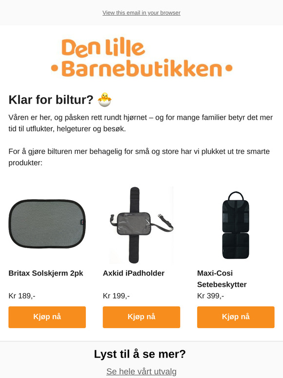 Klar for biltur? 🐣😎
