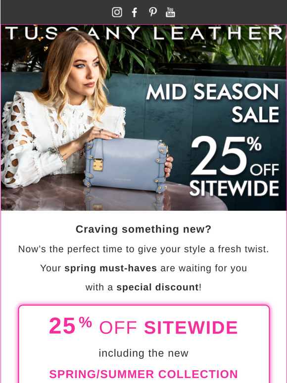 🐝 MID SEASON Sale starts now – 25% off sitewide