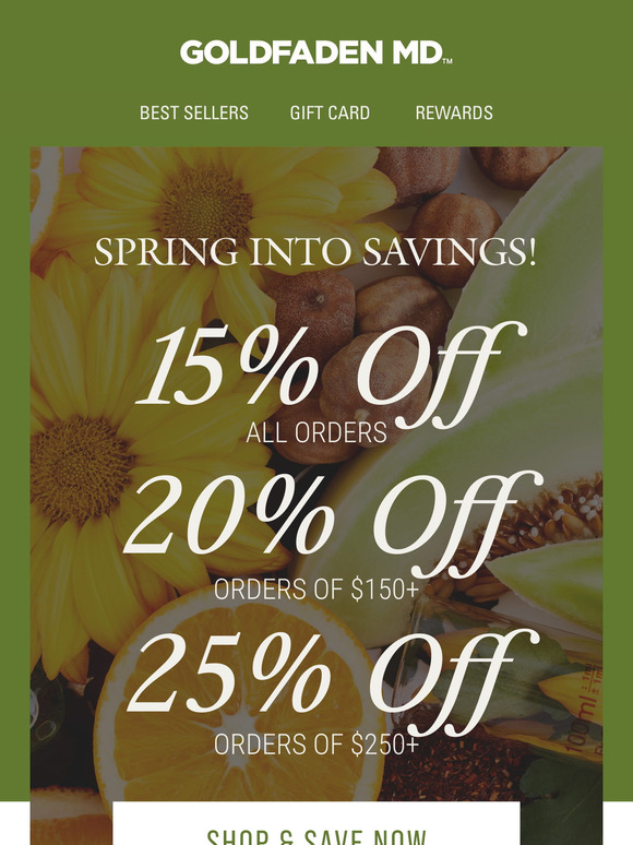 The Spring Into Savings event is here! 🌷