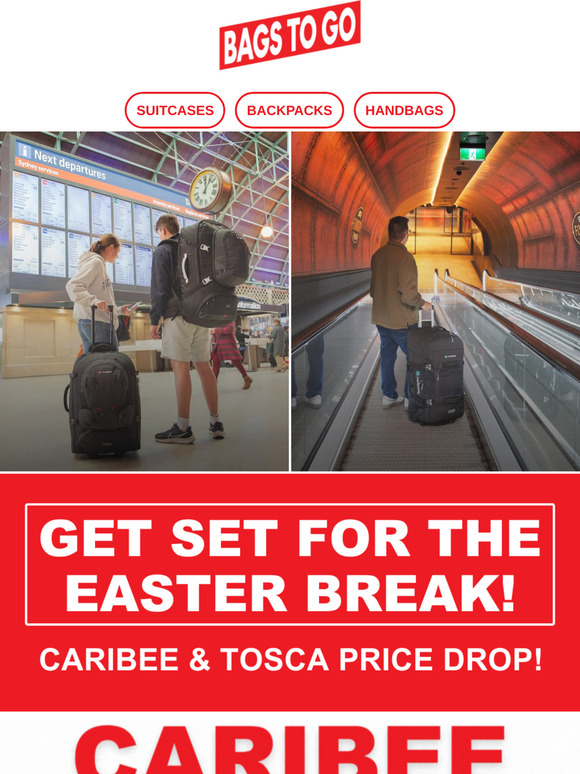 Travel Ready? Shop Caribee & Tosca’s Biggest Sale Yet!🧳