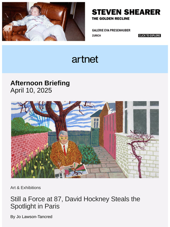 David Hockney Steals the Spotlight in Paris