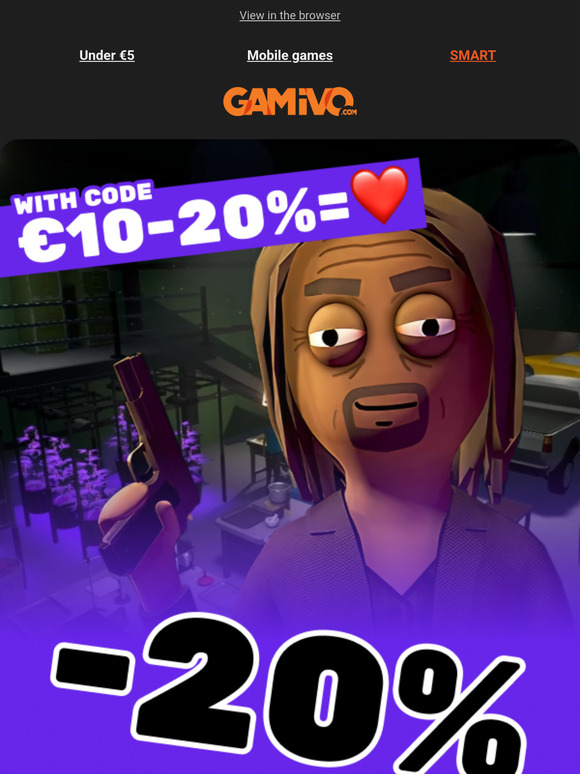 ✨20% off video games. Awesome titles don't have to be expensive 💸