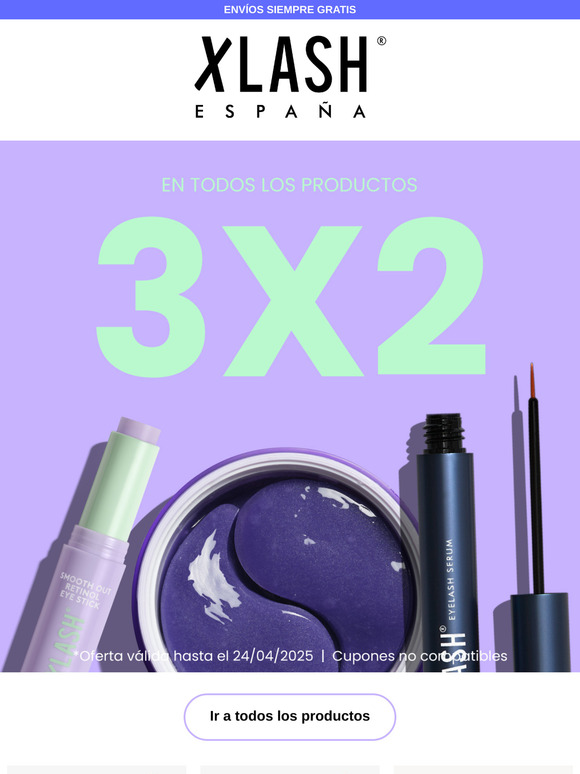 ⚡Súper Oferta 3x2⚡ en todos los productos 👉 hasta el 24/04/25