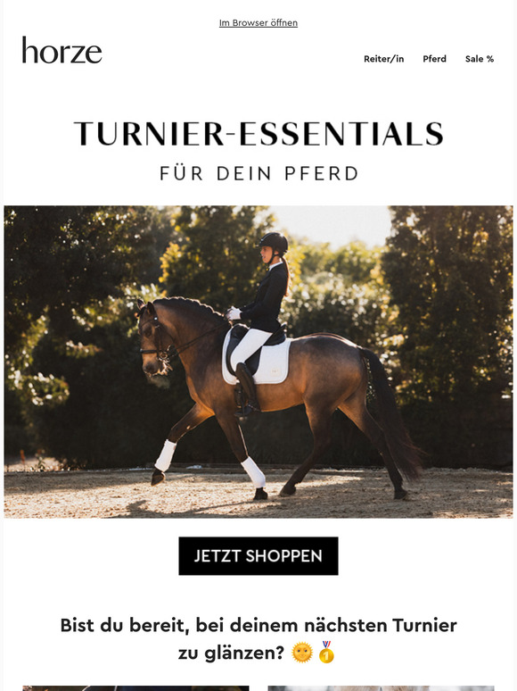 Lass dich von unseren tollen Turnier Outfits für Pferde inspirieren! 🏇🏆