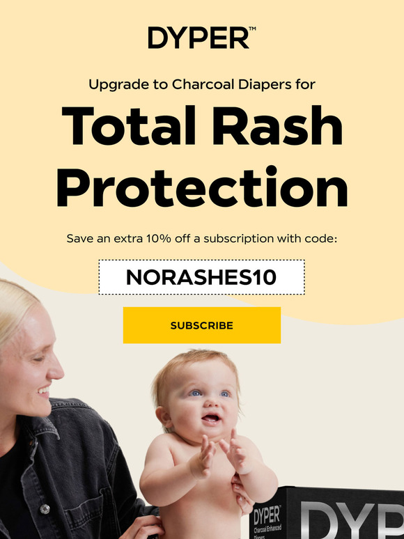 Diapers designed for Total Rash Protection! 🌿