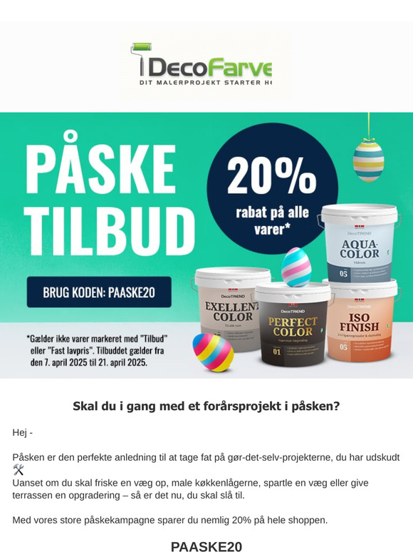 Tid til fornyelse? Påskekampagnen kører stadig 🖌️