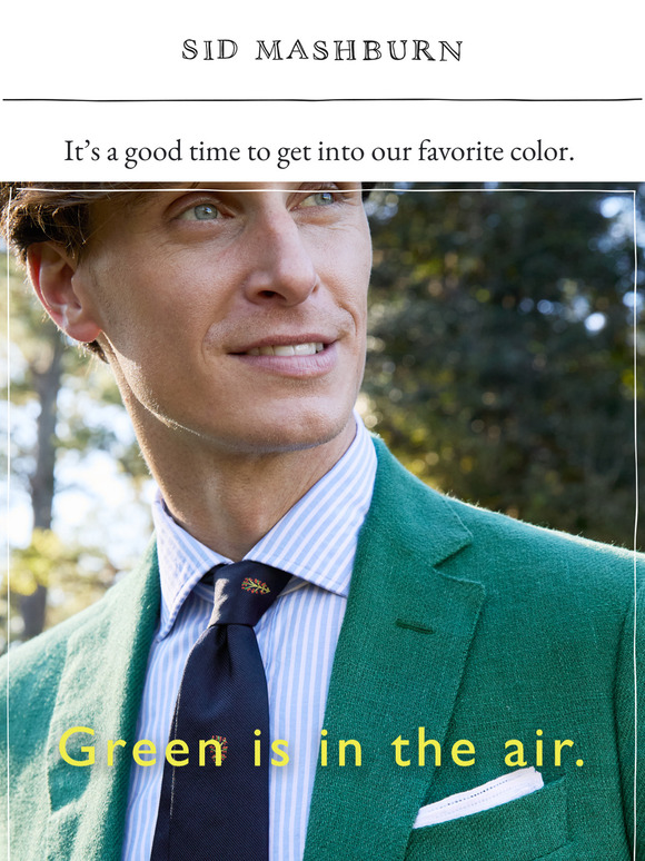 GREEN IS IN THE AIR