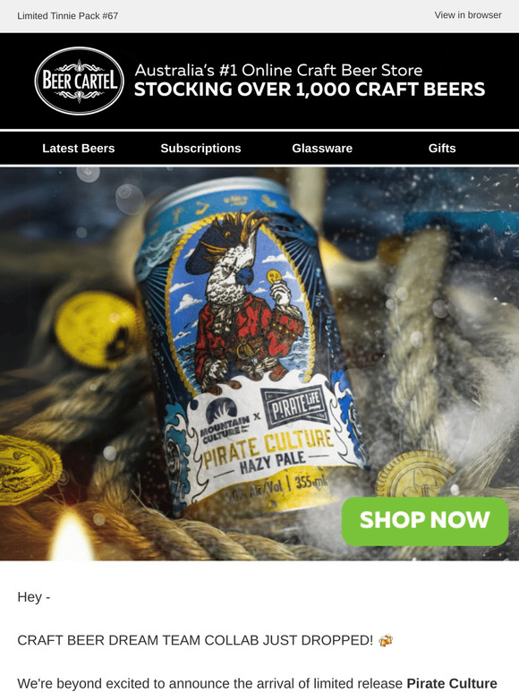 Mountain Culture x Pirate Life Collab - Pirate Culture Hazy Pale! 🏔️🏴‍☠️
