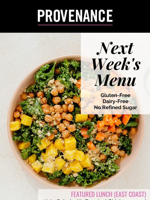 Next Week’s Menu: Detox Edition