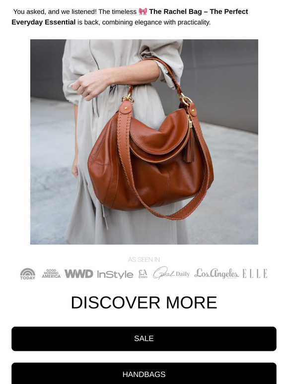 👜 The Rachel Bag – The Perfect Everyday Essential 🎉 Check it out! 🔖