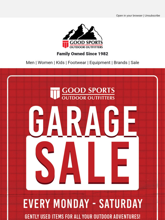 GARAGE SALE DEALS UP TO 70% OFF!🚨