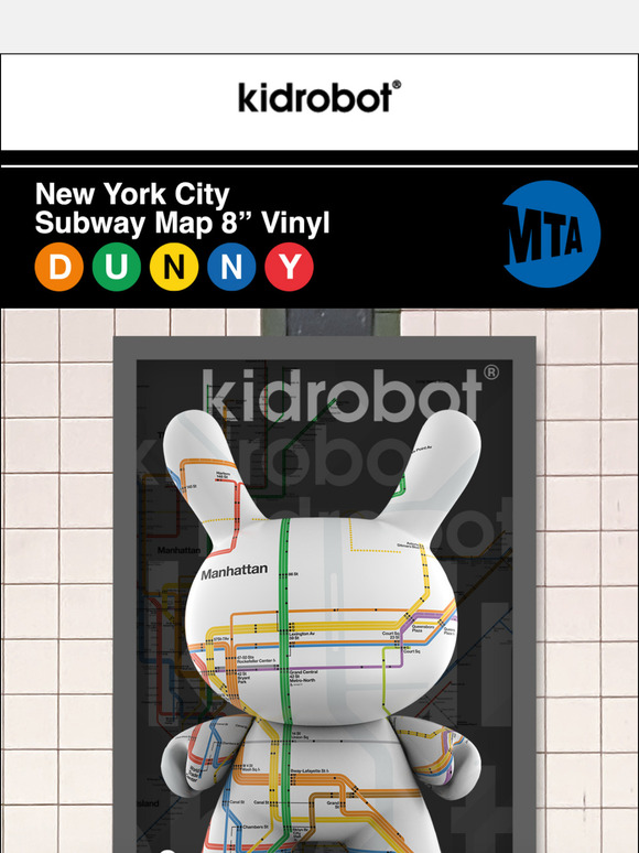 🚇 All aboard! NYC Subway Map Dunny Just Dropped