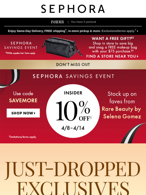 EVERYTHING is on sale ⭐ Now through 4/14, save on as many purchases as you want.