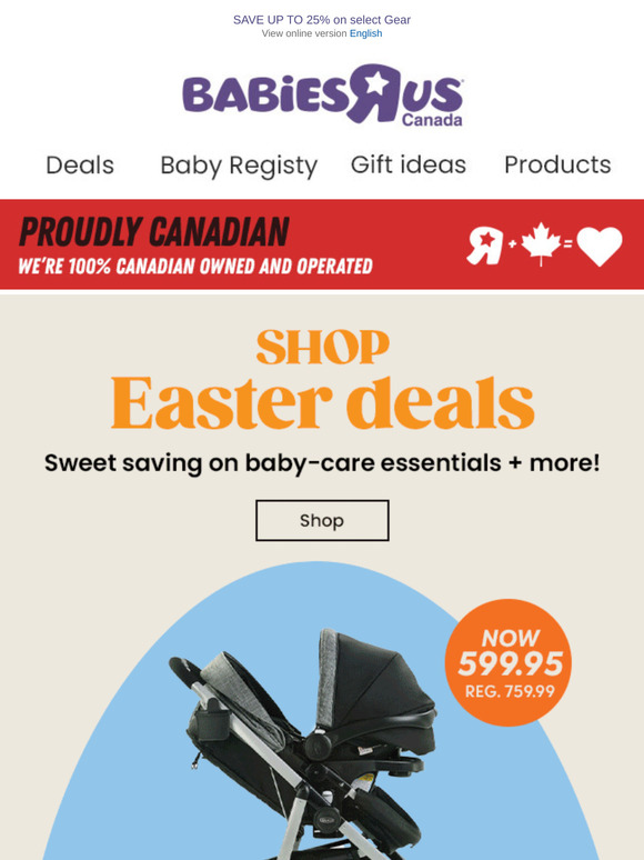 Shop Easter deals for baby! 🛍️🐣🛍️