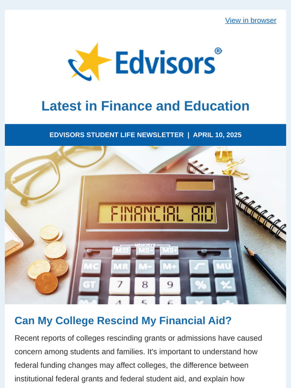 Latest News On Financial Aid, PSLF, Student Loan Debt, 529 Plans And More