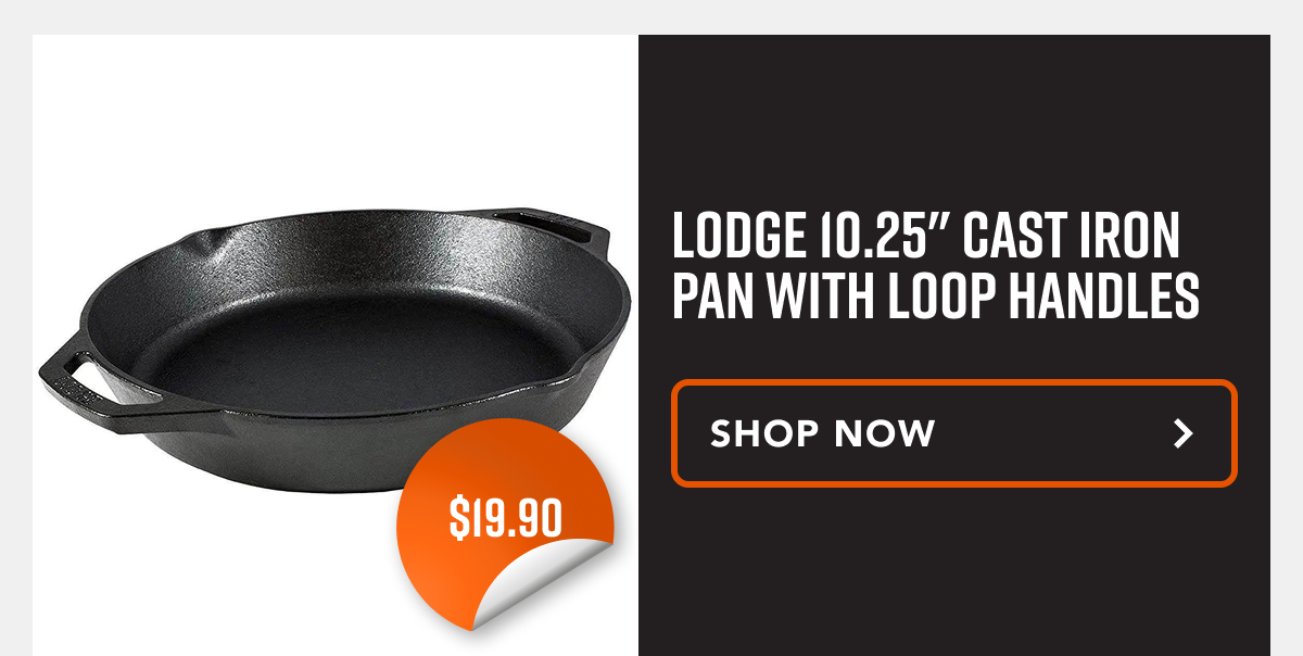 Lodge 10.25" Cast Iron Pan with Loop Handles