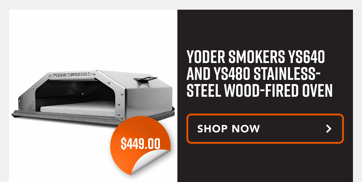 Yoder Smokers YS640 and YS480 Stainless-Steel Wood-Fired Oven