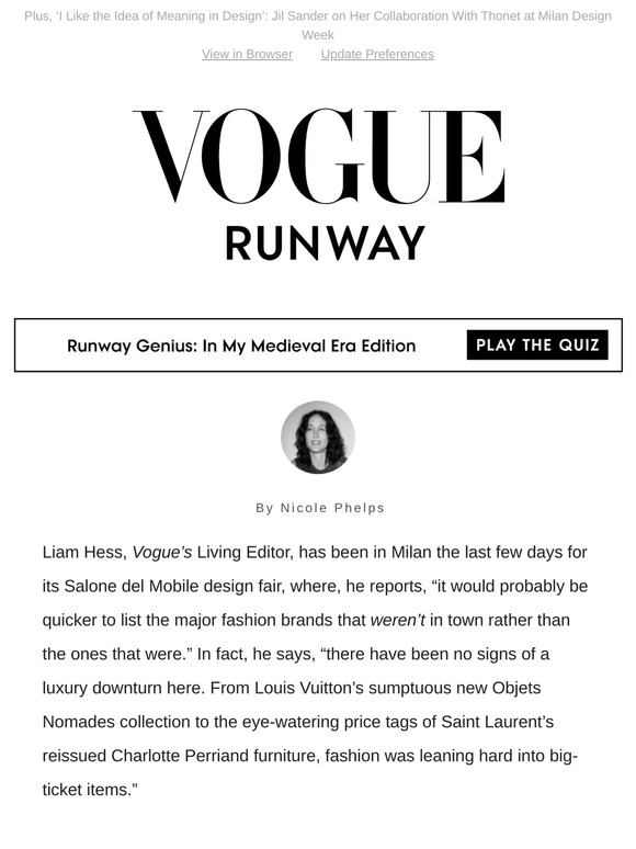 Vogue: Surprise! The Row Launches Homewares (in the Most The Row Way ...