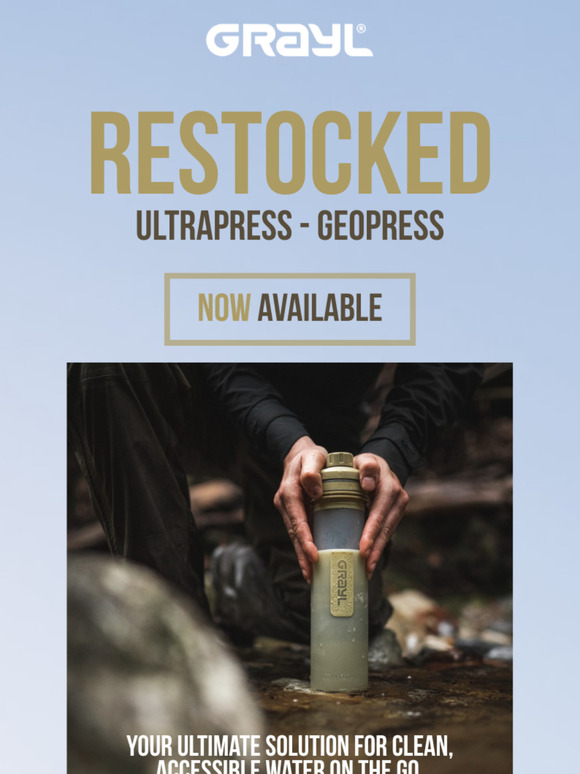 RESTOCK -- GeoPress® & UltraPress®