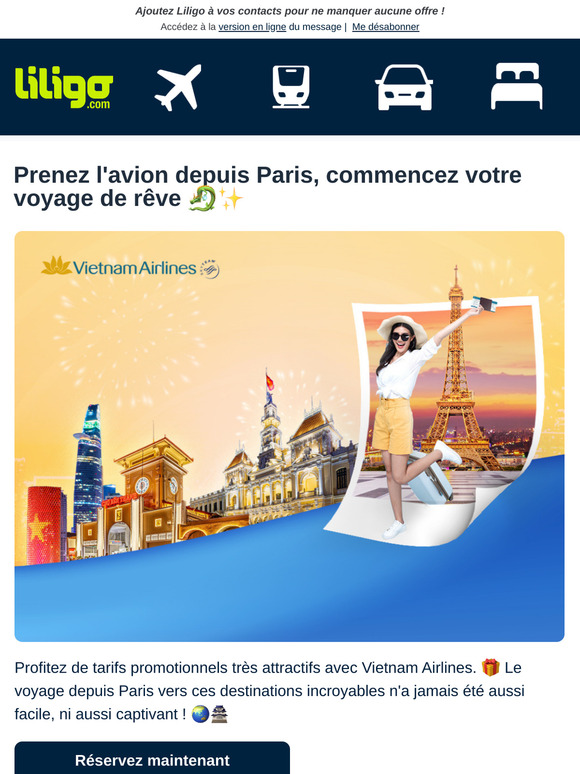 Des offres de rêve pour découvrir les plus belles villes d'Asie avec Vietnam Airlines 🫰