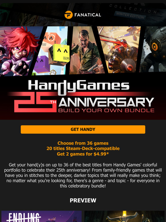 BRAND NEW Handy Games Bundle