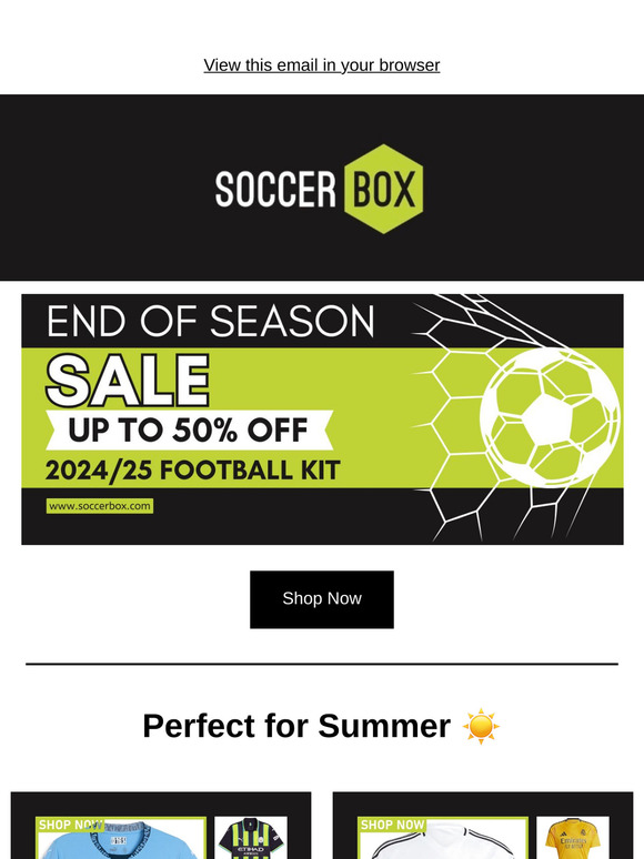 🔥 End of Season Sale Now On