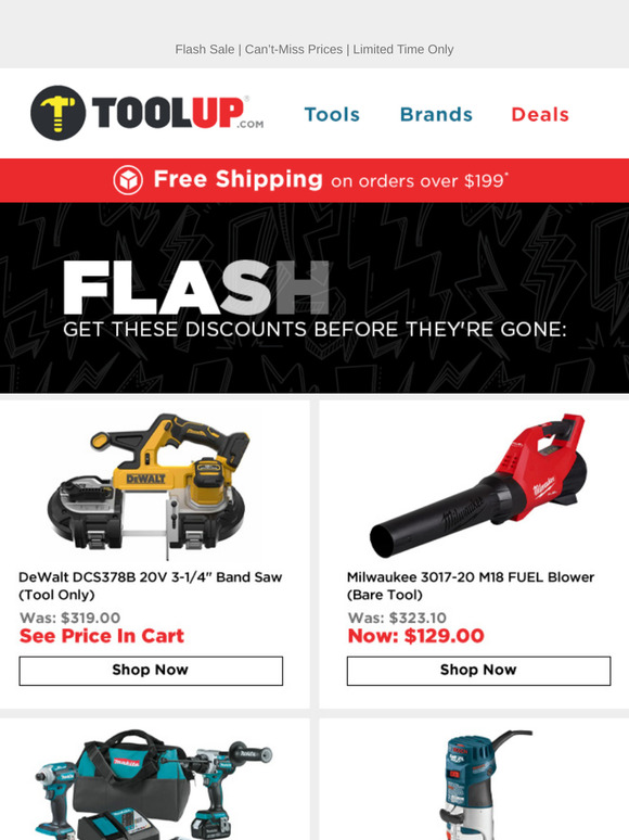48hr Price Drops on Best Selling Tools