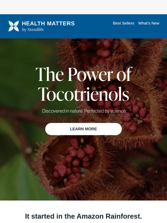 The Most Powerful Vitamin E — Born from Nature