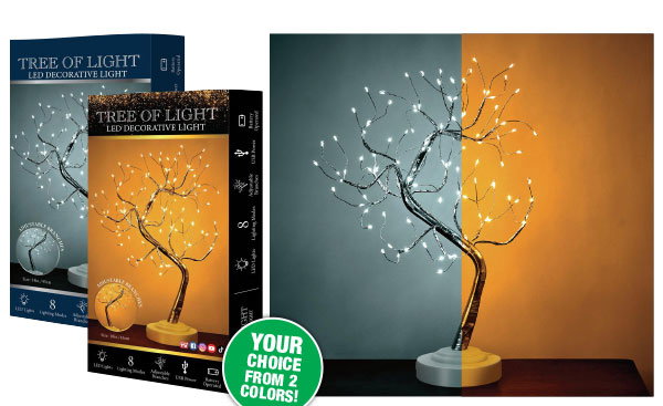 18" LED Novelty Tree of Light - ONLY $4.99 After Rebate!*