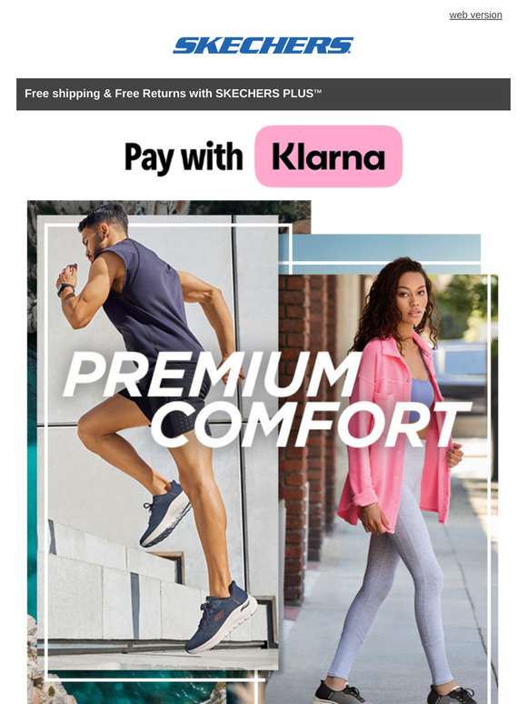 Feel the difference of Skechers Comfort Technologies