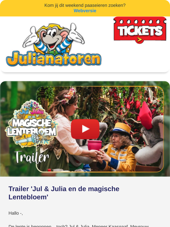 Nieuwe film: Jul & Julia en de magische Lentebloem 🌼