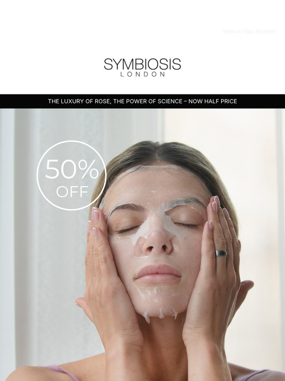 🌹 50% Off Our Damascan Rose + Hibiscus Mask – Limited Time Only