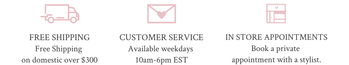 Free Shipping / Customer Service / In-Store Appointments - turn images on for full details
