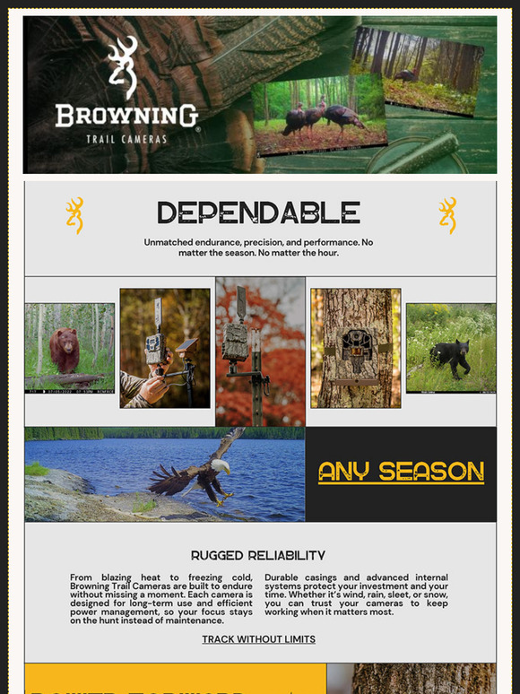 Ultimate Outdoor Companion from Browning Trail Cameras!