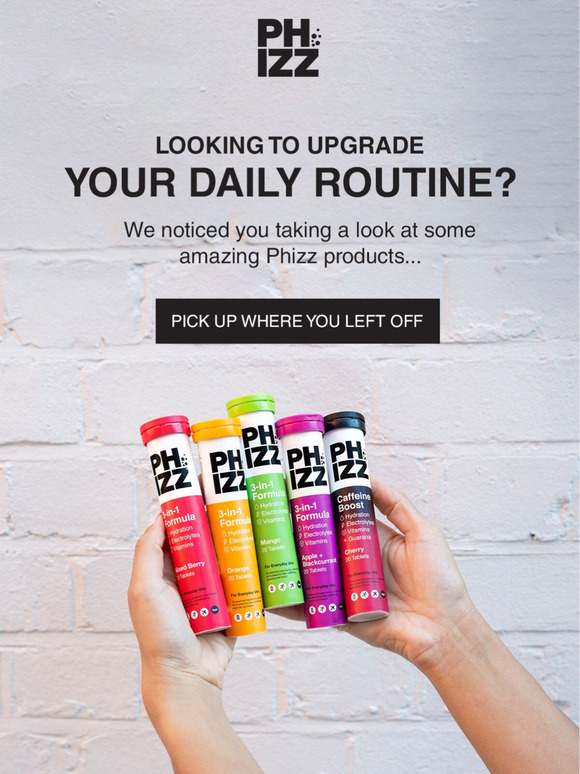Upgrading your daily routine?