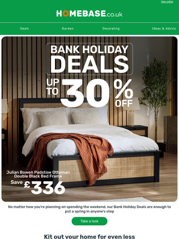 Bring on the bank holiday offers!