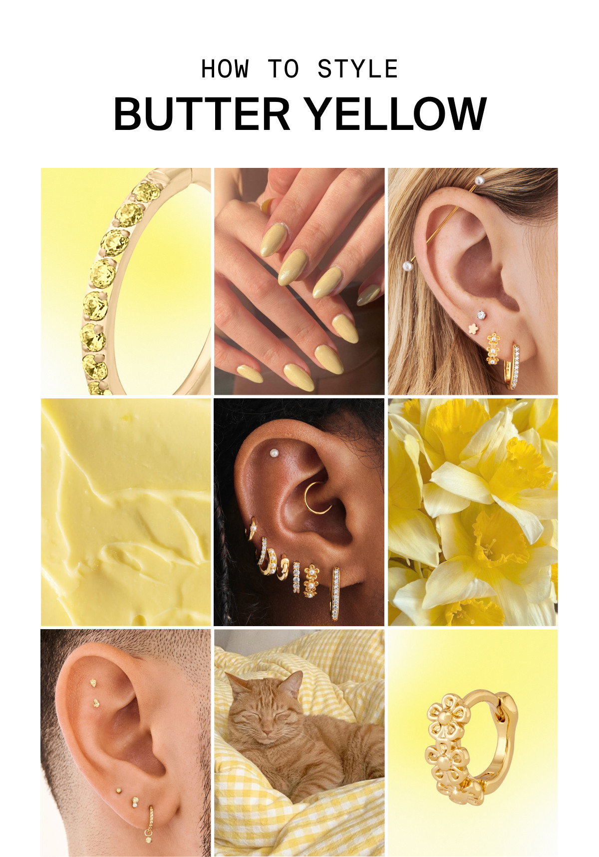 Butter Yellow Eyelet Ruffle 2pc main image 1