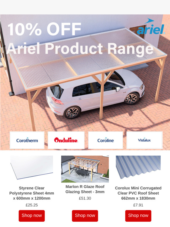 Limited Time: 10% OFF Roof Sheets